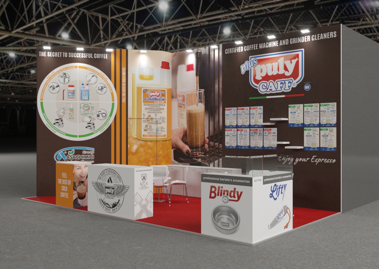 Asachimici Woc 2019_stand PulyCAFF Plus ColdBrew Lo stand PulyCAFF