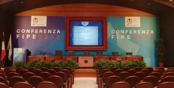 La conferenza della Fipe a Roma