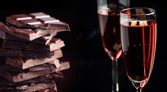 cioccolato e vino
