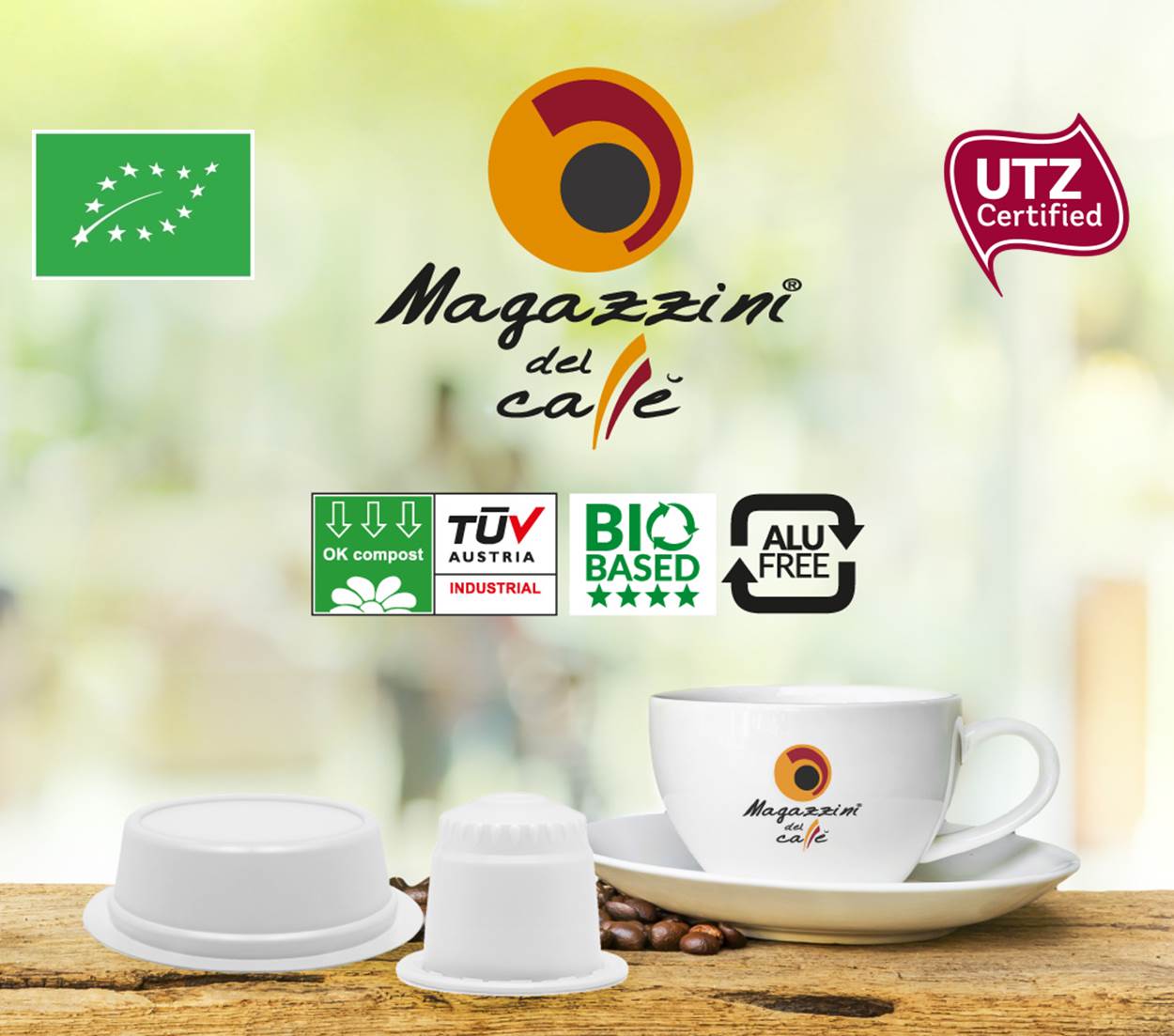 magazzni del caffè compostabili