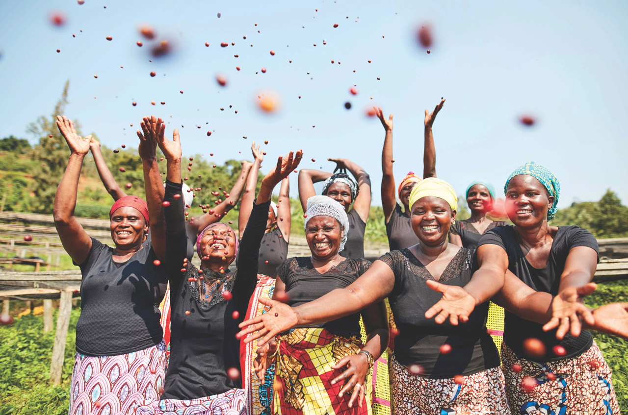 Coltivatrici in Ruanda