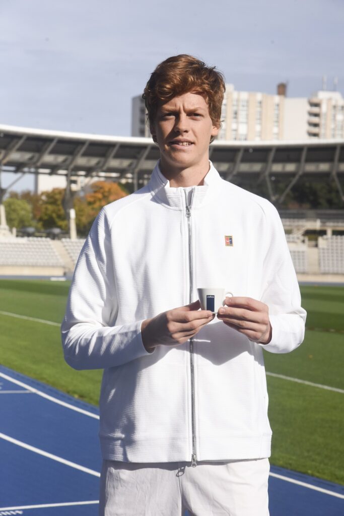 Jannik Sinner, brand ambassador Lavazza