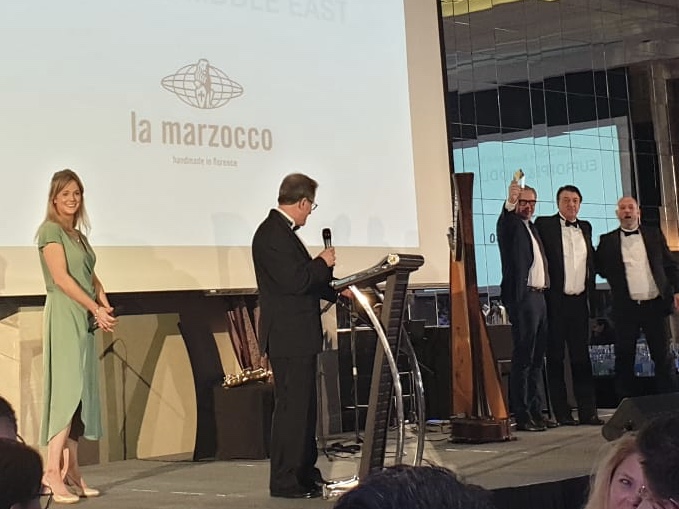 La Marzocco Il momento della premiazione a Dubai