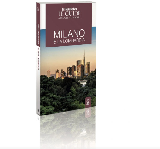 La copertina della Guida Milano sapori e piaceri de la Repubblica