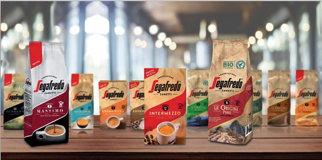 Prototti nuova gamma caffè Segafredo Zanetti