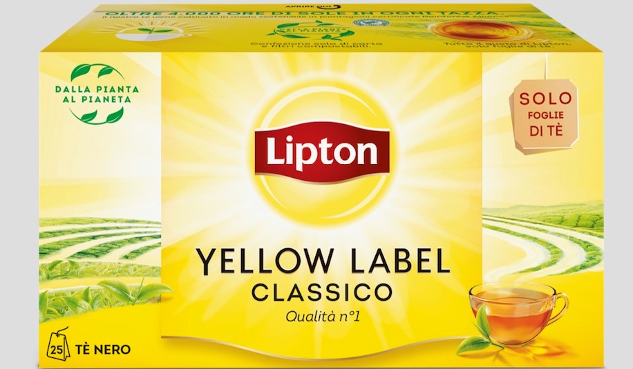 yellow label