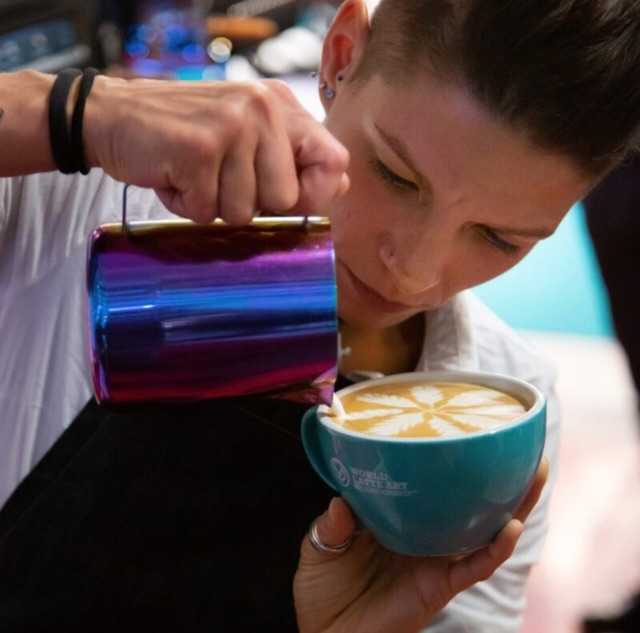 Manuela Fensore campionessa Mon diale di latte art 2019