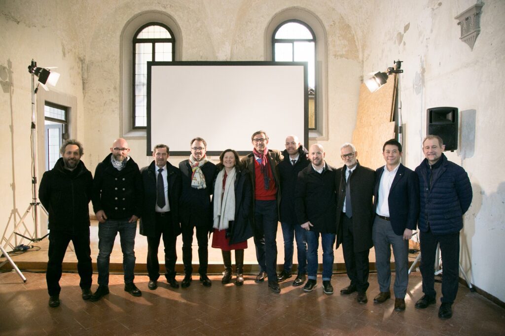 Presentazione del cantiere con i protagonisti de La Scuola del caffè di Firenze © Giulio Garosi