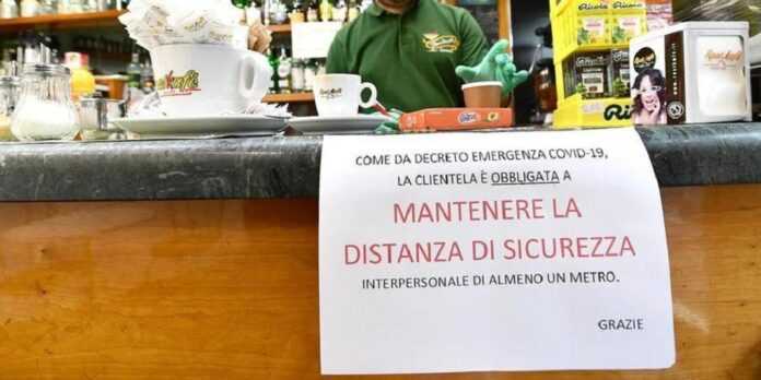 distanze di sicurezza nei bar