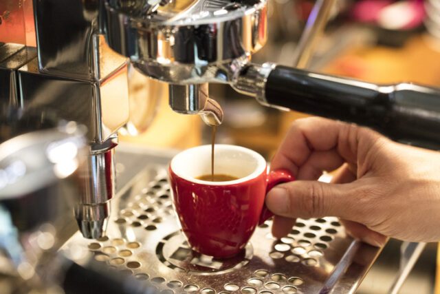 fresh espresso brewing Neumann