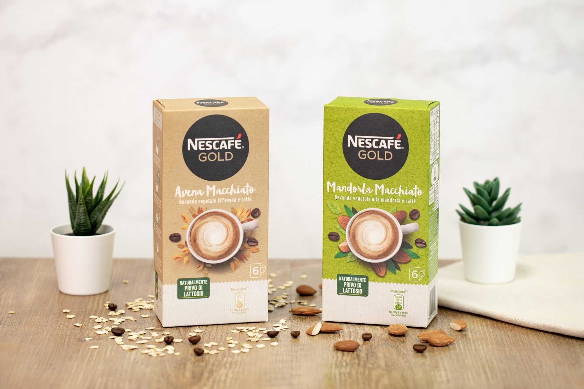 Nescafé Macchiato solubile avena e mandorla