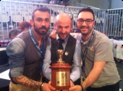 wbc francesco Sanapo con Eddy Righi e Juri Grandini a Melbourne