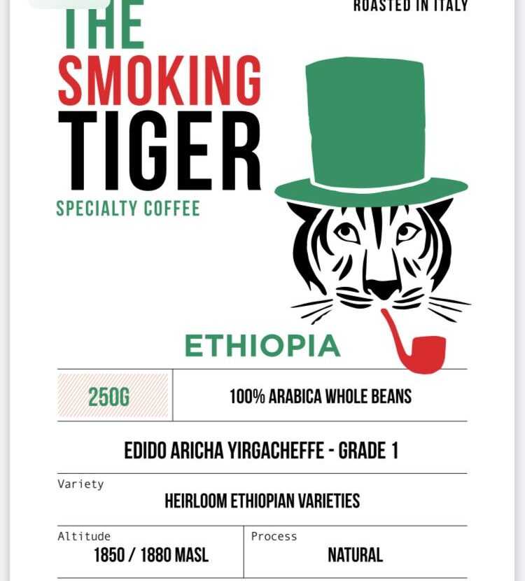 the smoking tiger