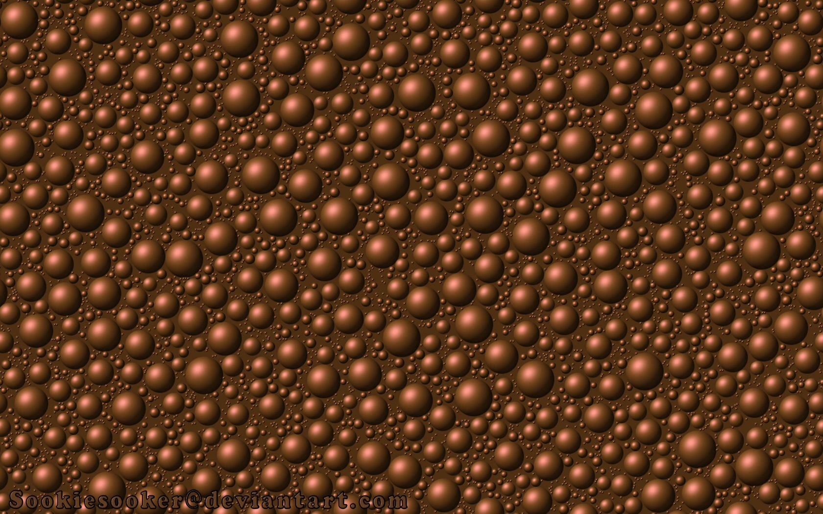 cioccolato pressione alta con le bolle chocovision