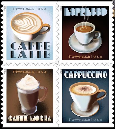 Rito espresso italiano tradizionale francobolli Usa