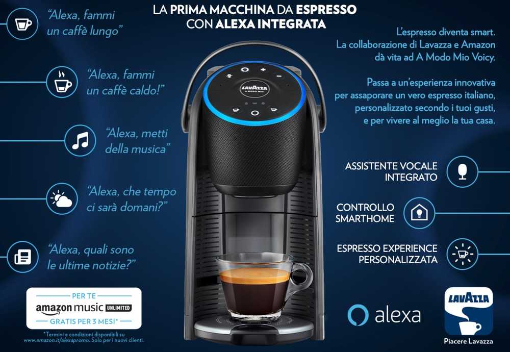 alexa lavazza voicy