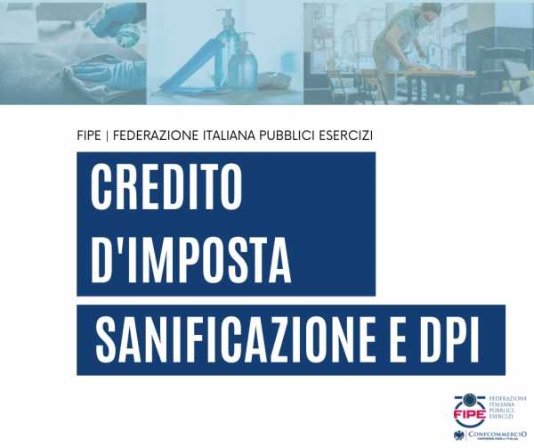 sanificazione credito imposta