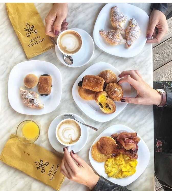 colazione ai musei vaticani