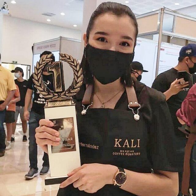 Sara Hernandez Garcia representante di Kali Coffee Roasters 