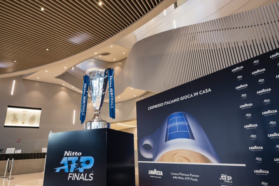 Il trofeo delle Nitto ATP Finals lavazza