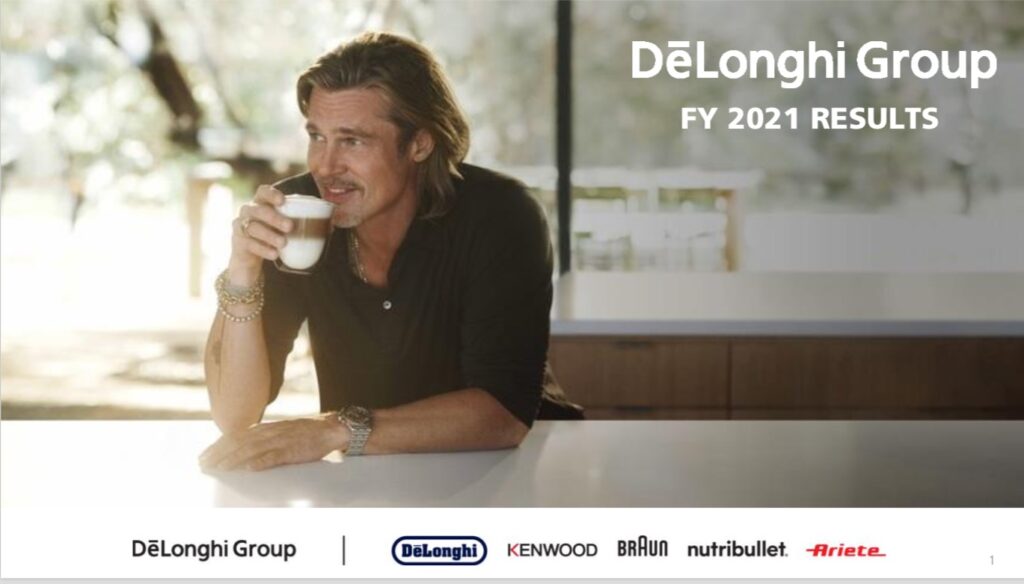 De'Longhi Bilancio 2021