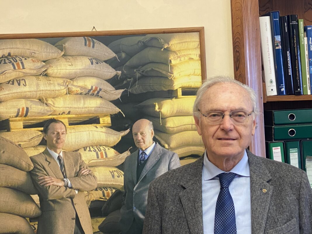 Il Conte Giorgio Caballini di Sassoferrato, Presidente del Consorzio di tutela del caffè espresso italiano tradizionale