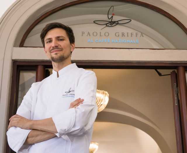 Paolo Griffa al Caffe nazionale - Bebo della Zanna (foto concessa) Michelin