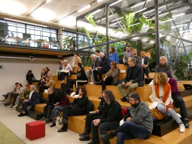 Dentro l'Accademia durante l'evento di apertura (foto concessa)