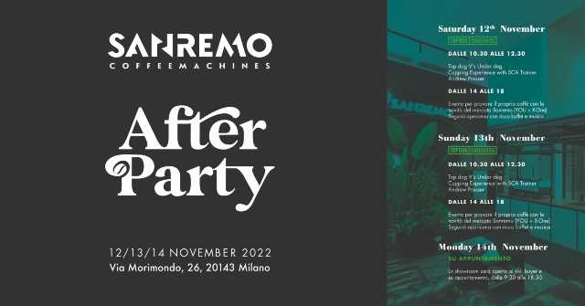 sanremo after party milan