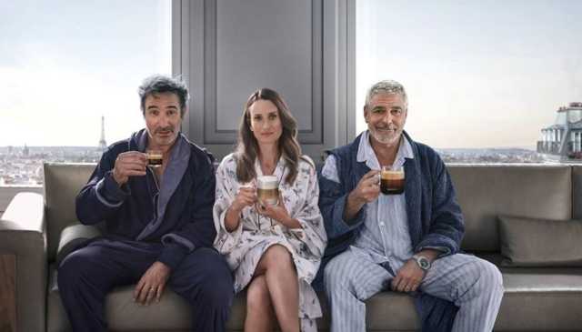 George Clooney, Jean Dujardin e Camille Cottin nel nuovo spot Nespresso (immagine presa dal sito Engage Conference)