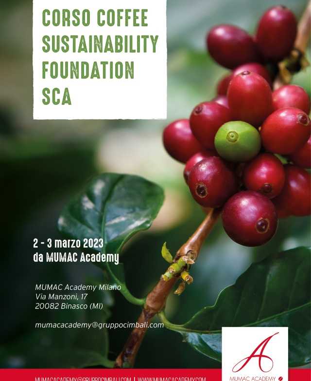 Corso Coffee cimbali Sustainability Foundation SCA