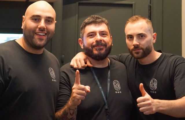 I tre soci dietro Nuova torrefazione autonoma (foto concessa)