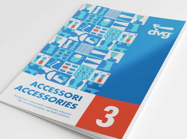 La copertina del catalogo accessori 2024 di DVG DE VECCHI (foto concessa)