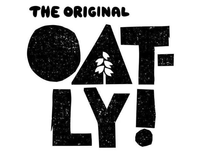 Il logo Oatly (foto dall'account facebook Oatly)