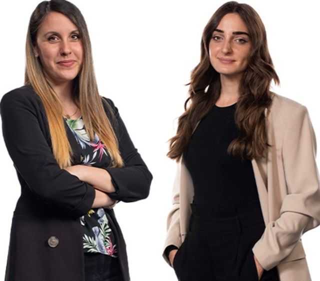 Da sinistra, Silvia Vercellati e Noemi Migliavacca (foto concessa) maestri dell'espresso junior