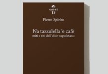 La copertina di Na tazzulella 'cafè di Pietro Spirito (foto dal sito Giannini editore)