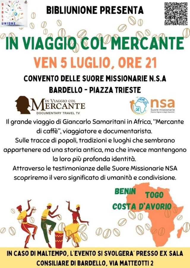 La locandina dell'evento con Giancarlo Samaritani (foto concessa)