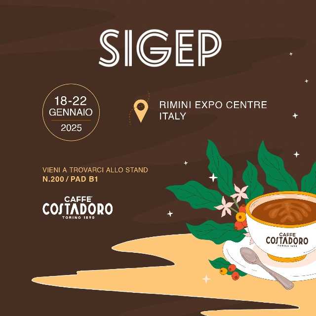 Caffè Costadoro al SIGEP World 2025 punta sul binomio caffè e pasticceria con un ricco programma di ospiti ed eventi