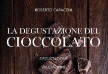 La copertina del libro di Caraceni, La degustazione del cioccolato