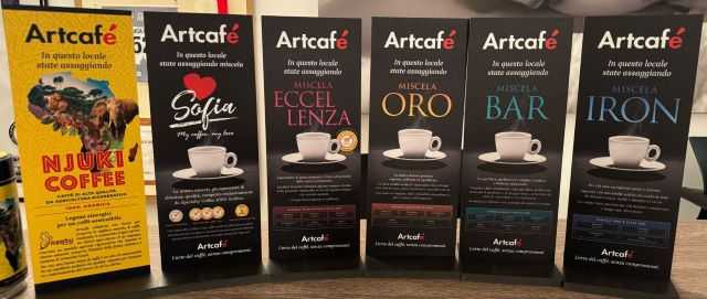 Le miscele con descrizione di ArtCafé (foto concessa)