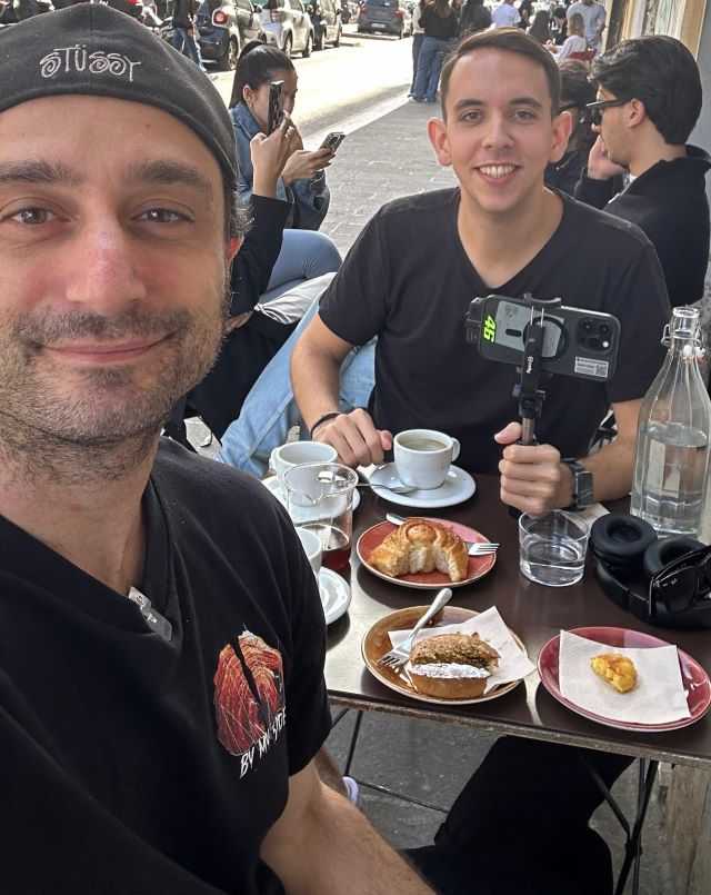 CoffeeandLucas e Gianluca Bianchi fanno colazione specialty @myMediastudio @coffeeandlucas