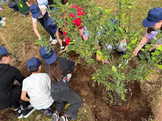 Il progetto di Goglio con i bambini (foto concessa)