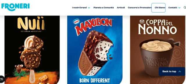 I marchi di gelato del Gruppo Froneri (foto dal sito web dell'azienda) Goldman sachs