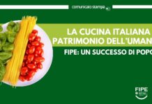 Cucina italiana a patrimonio Unesco, Fipe: “Un risultato straordinario” fipe