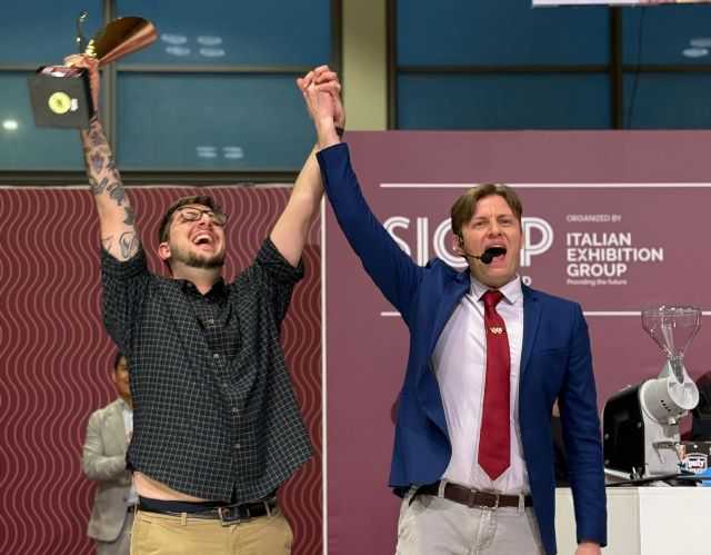 Federico Pinna Campione Italiano Barista 2026 (foto concessa)